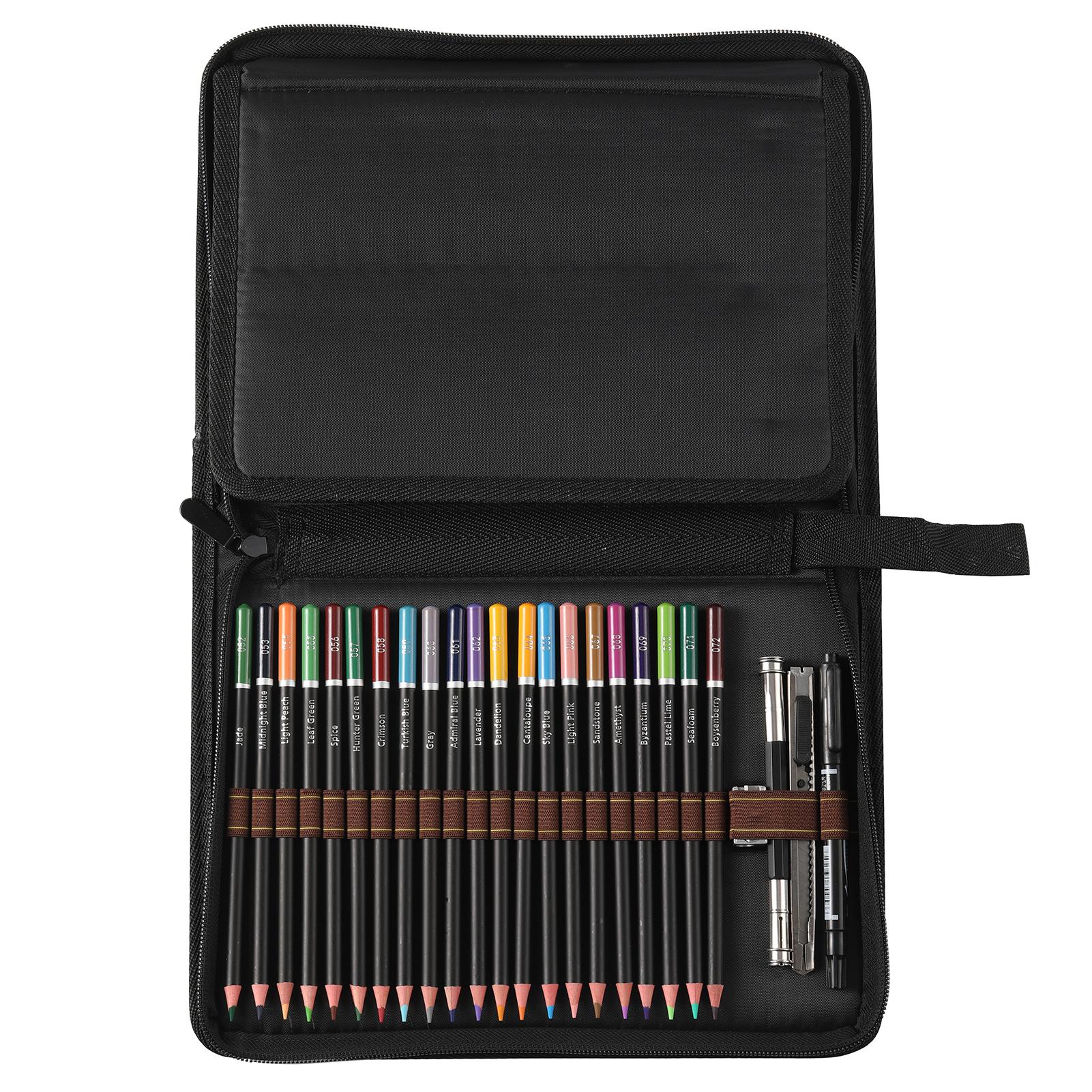 72 Colors Oil Painting Drawing Pencil Stick Set Oil-based Soft Core Art Supplies for Artist Picturing Coloring Sketching