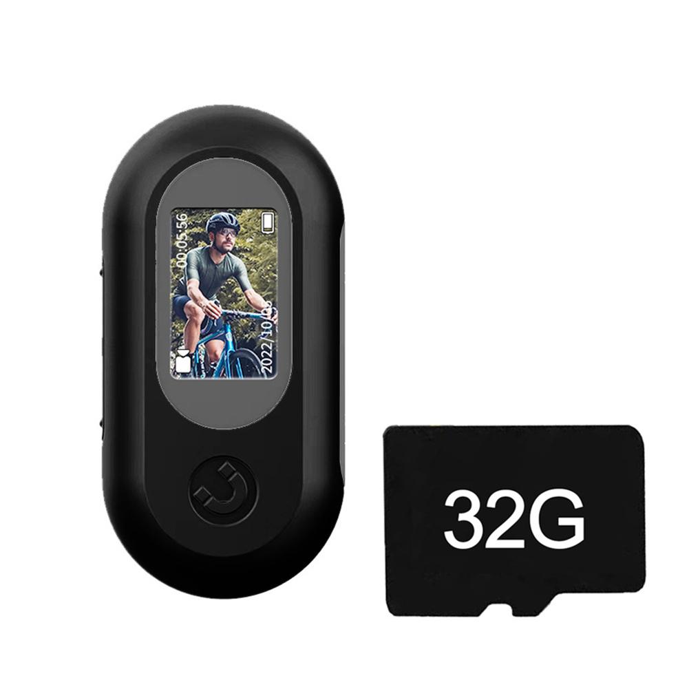 Máy ảnh hành động ngón tay cái đen / trắng 1080P có clip Máy quay video siêu rõ nét chống bụi để ghi lại hành trình