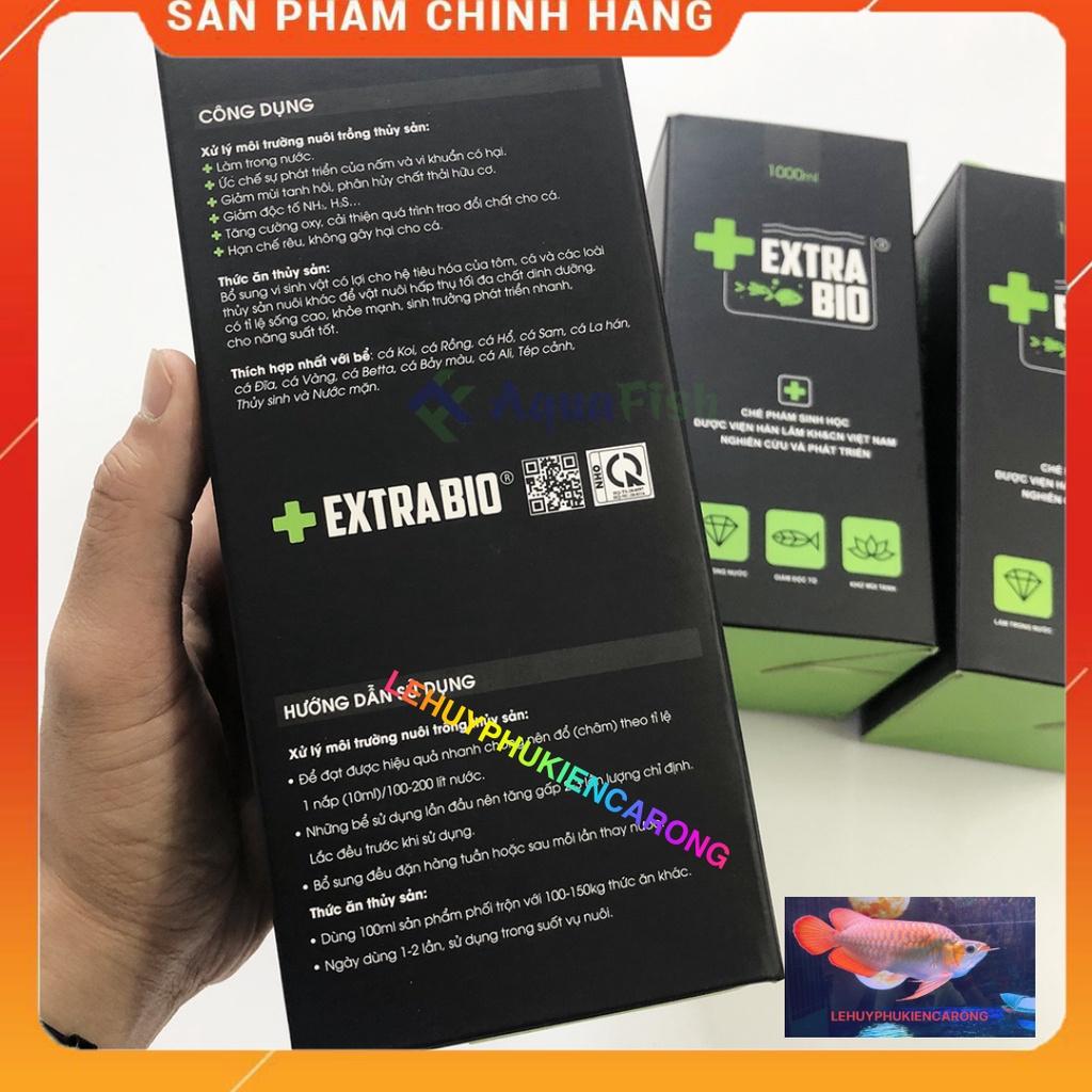 Vi Sinh Extra Bio 1000ml, Vi Vinh Bể Cá, Hồ Cá Giúp Làm Trong Nước, Khử Mùi Tanh Hôi, Giảm Độc Tố, Ngăn Ngừa Rêu Hại