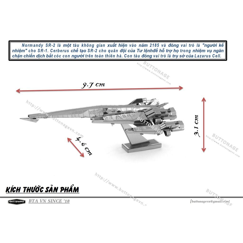 Mô Hình Lắp Ráp 3d Phi Thuyền Normandy SR2