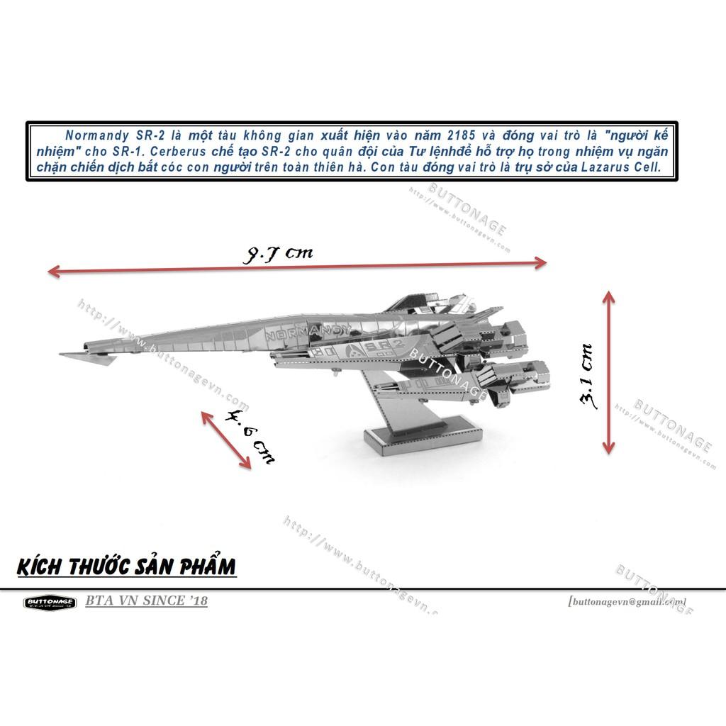 Mô Hình Lắp Ráp 3d Phi Thuyền Normandy SR2