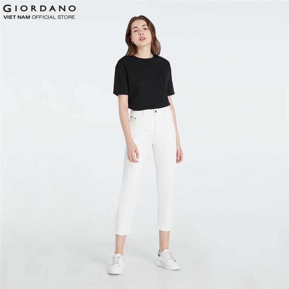 Quần kaki lửng nữ Giordano 05421260