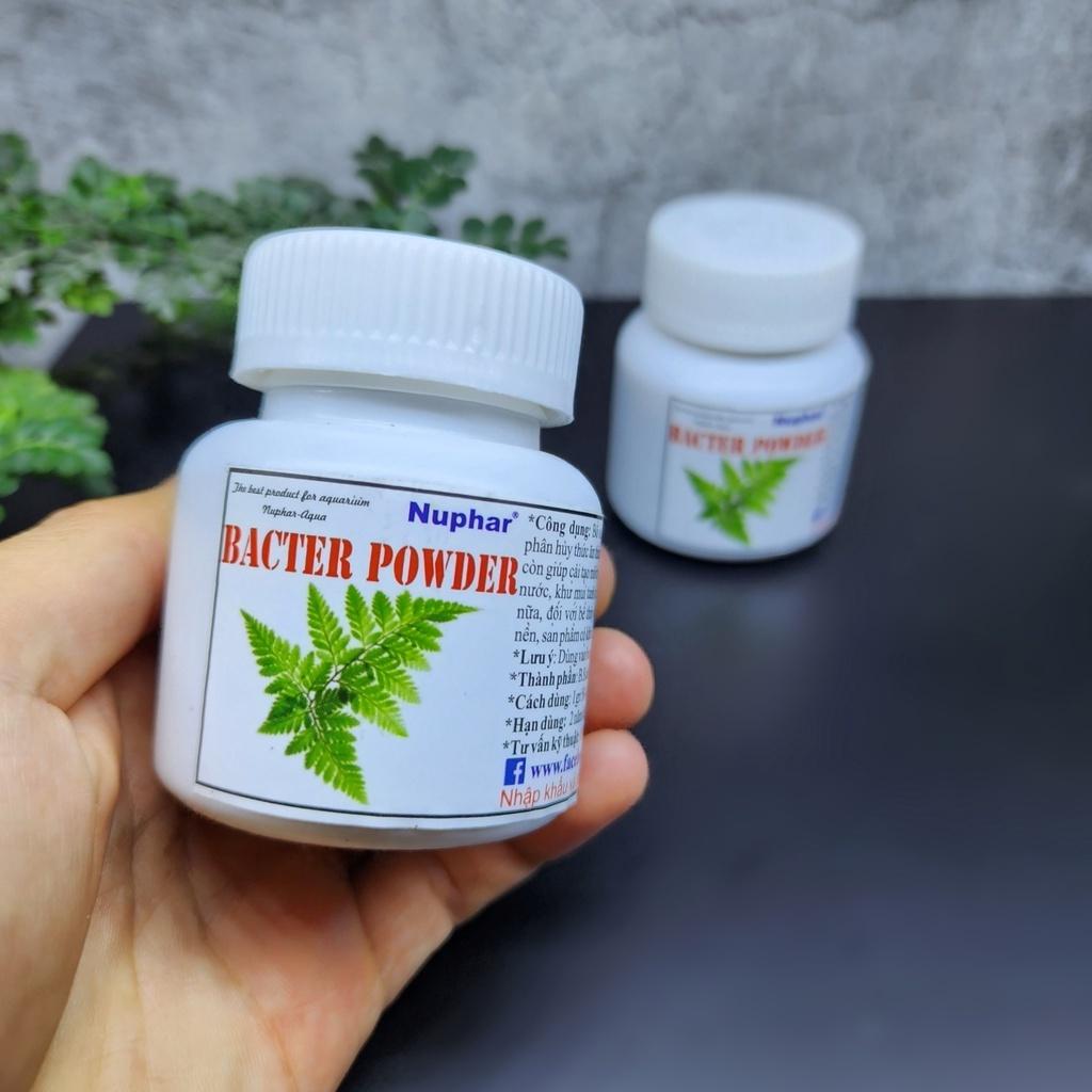 Nuphar - BACTER POWDER | Vi Sinh Đậm Đặc - Xử Lý Nước Bể Cá cảnh, Thuỷ sinh