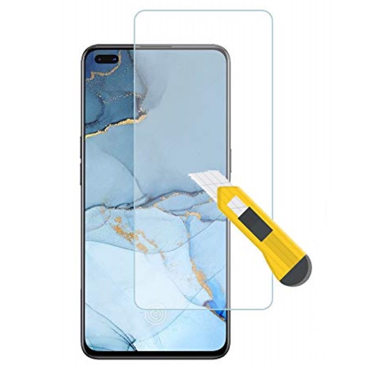 Kính cường lực cho Oppo Reno 3 Pro nhám chống vân tay/ full màn hình/ không viền màu
