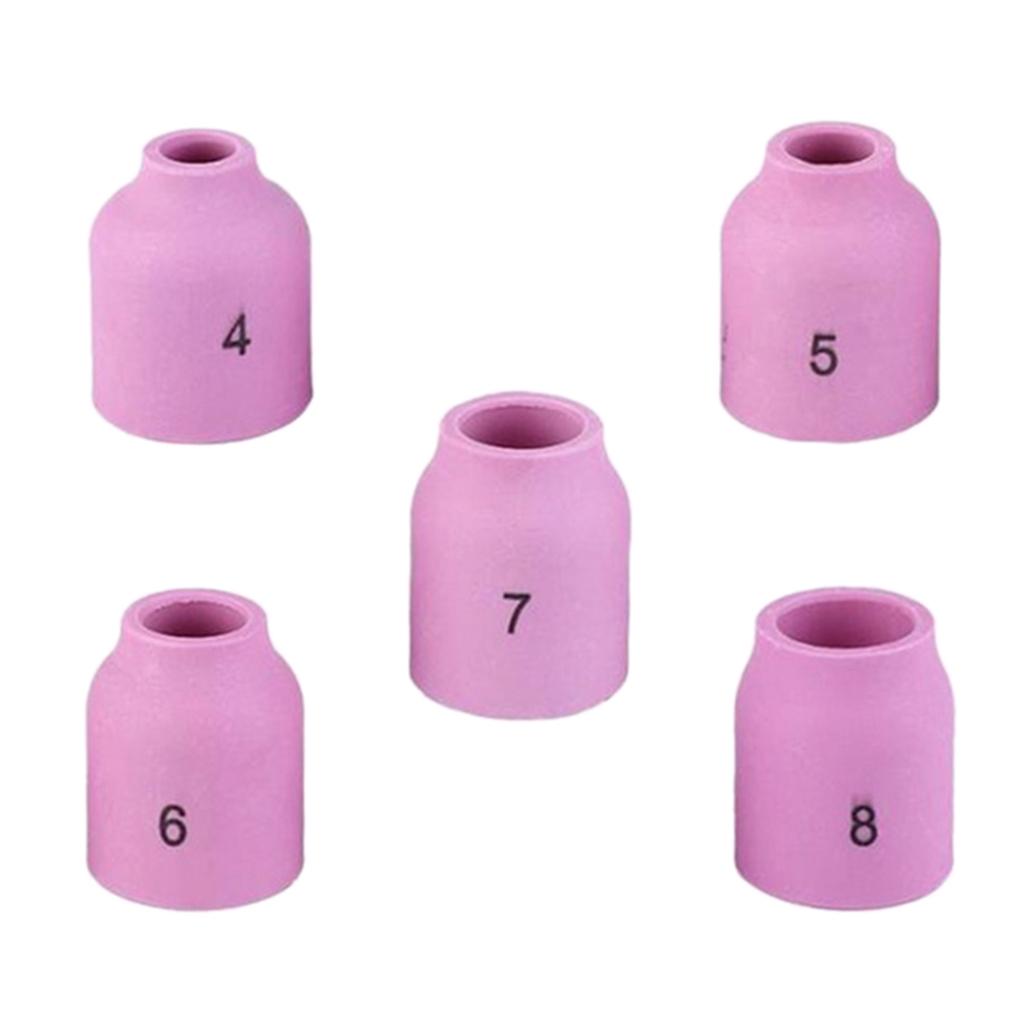 5pcs 53N TIG Alumina Nozzle Shield Cup for WP-9/20/22/24/25 Accessories