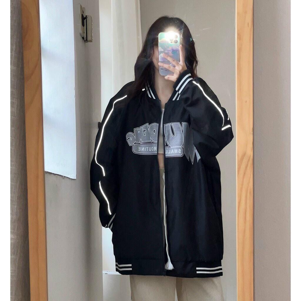 Áo Bomber Jacket Dù 2 Lớp AKKEFP Unisex Nam Nữ