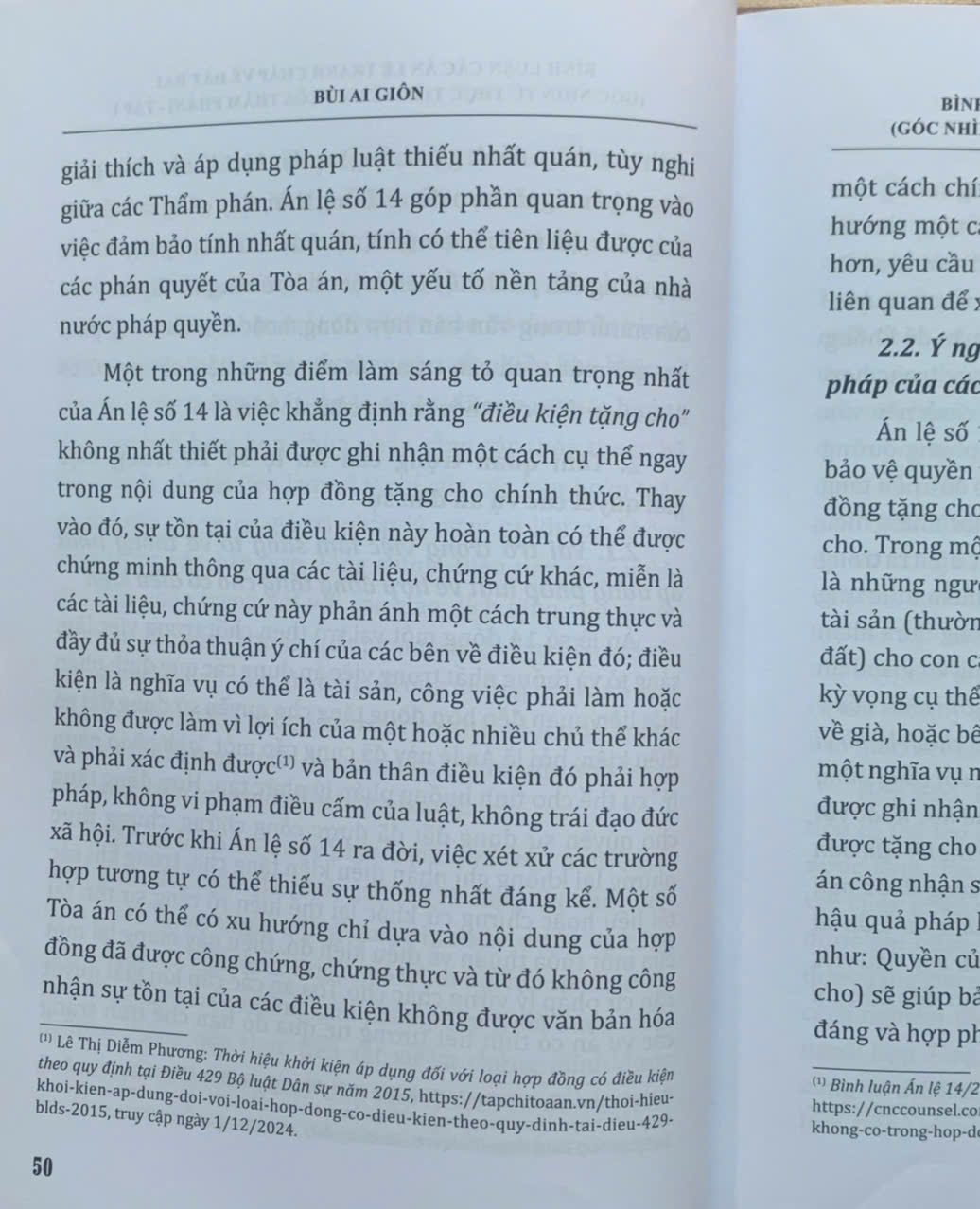 Bình luận các án lệ tranh chấp về đất đai – Góc nhìn từ thực tiễn xét xử của Thẩm phán (tập 1 và 2)