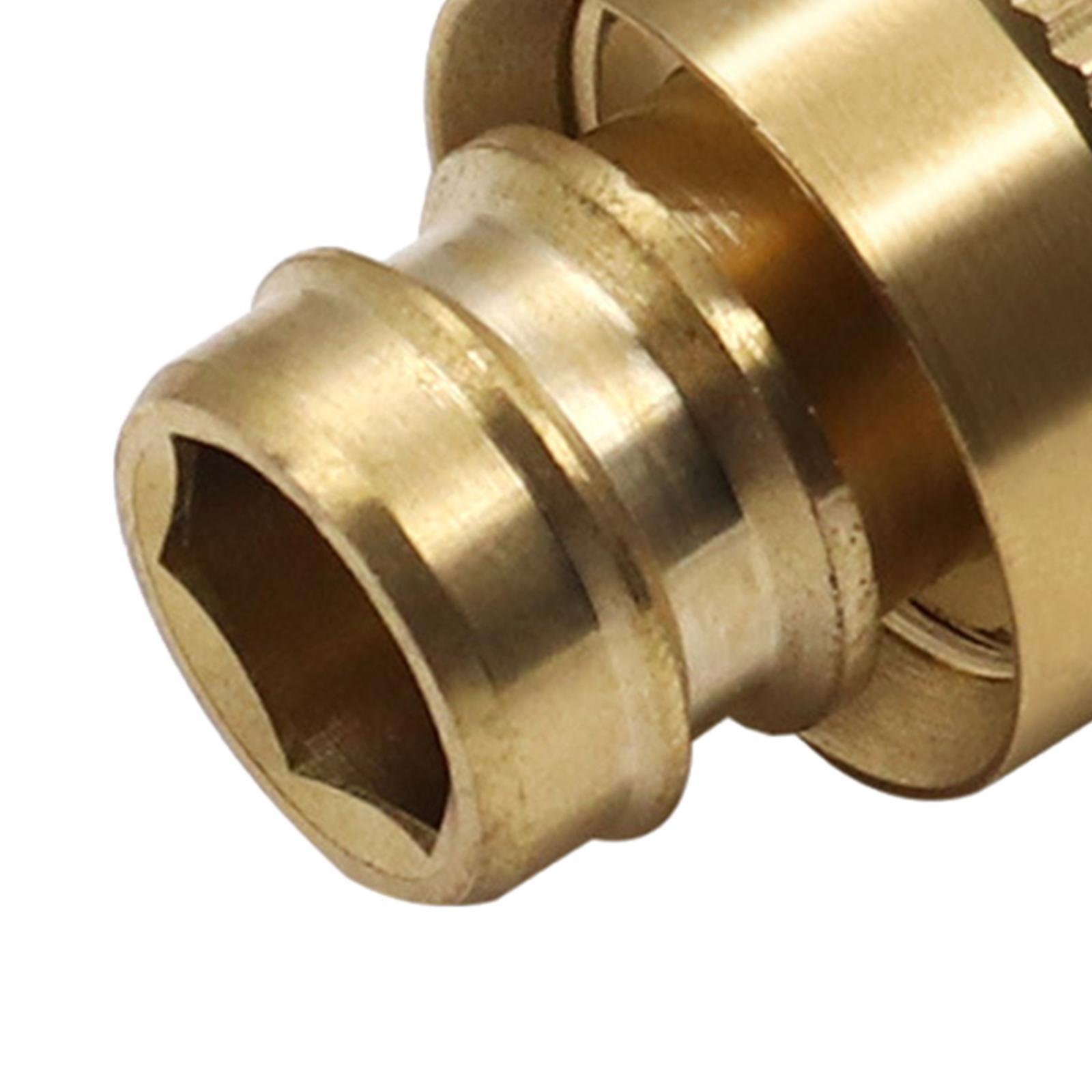 Brass Garden Hose Tap Connector Brass Joint Garden Hose Adapter for Garden Hose Replaces
