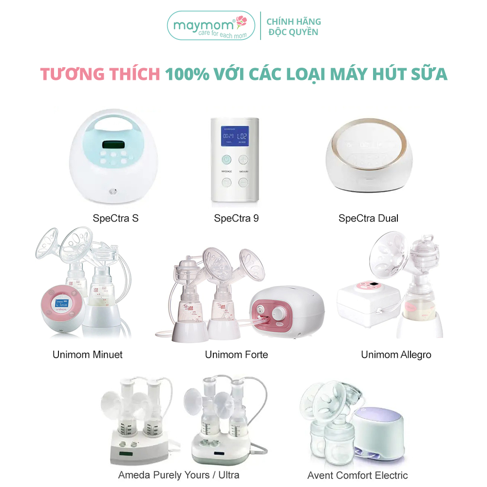 Dây Hút Sữa Spectra Thương Hiệu Maymom, Không Chứa BPA, An Toàn 100%, Vệ Sinh Dễ Dàng