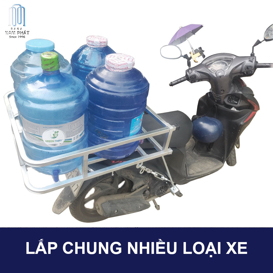 Baga chở nước 4 bình 8 Bình nước 20 lít loại lớn Nam Phát