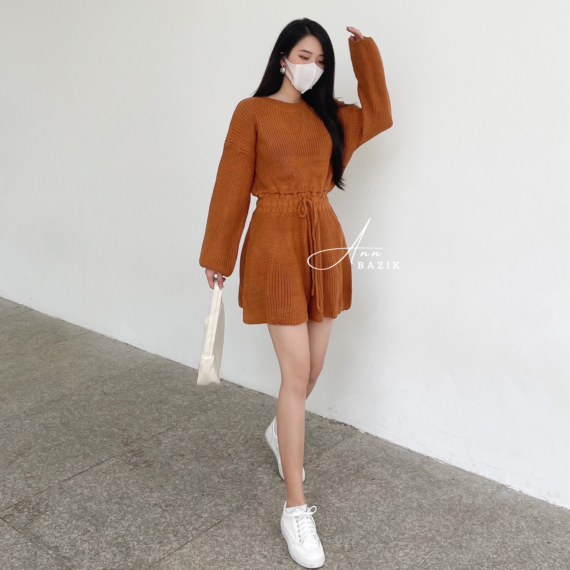 Jumpsuit len nữ ba màu | Ann Bazik | AJ2351