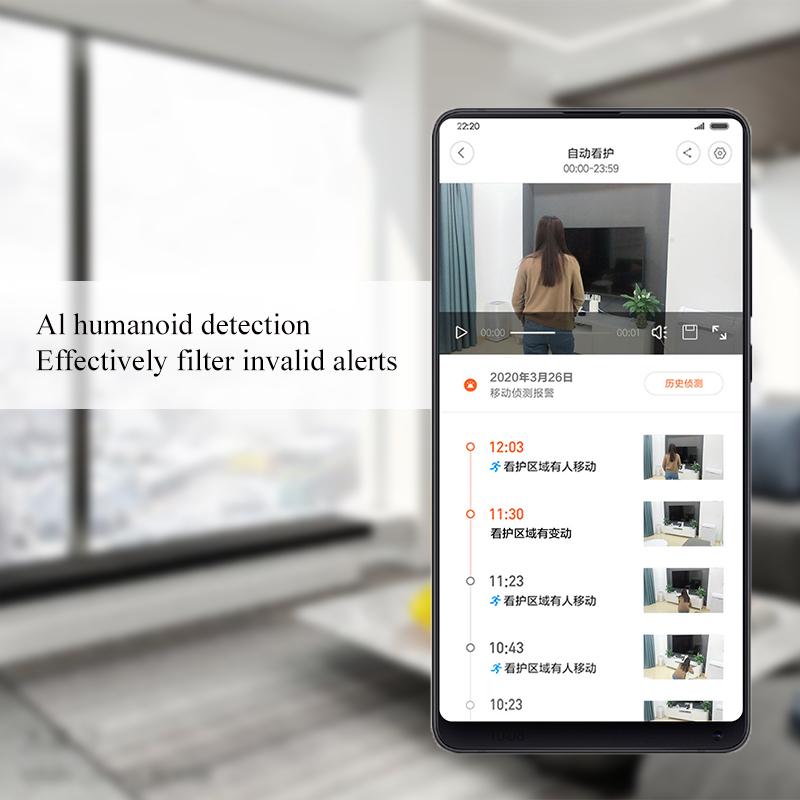 Camera IP Thông Minh Xiaomi Mijia 360 2K 1296P Video HD CCTV Webcam WiFi Tầm Nhìn Ban Đêm Không Dây Mi Camera An Ninh Gia Đình Màn Hình Trẻ Em Màu sắc: Chỉ có camera