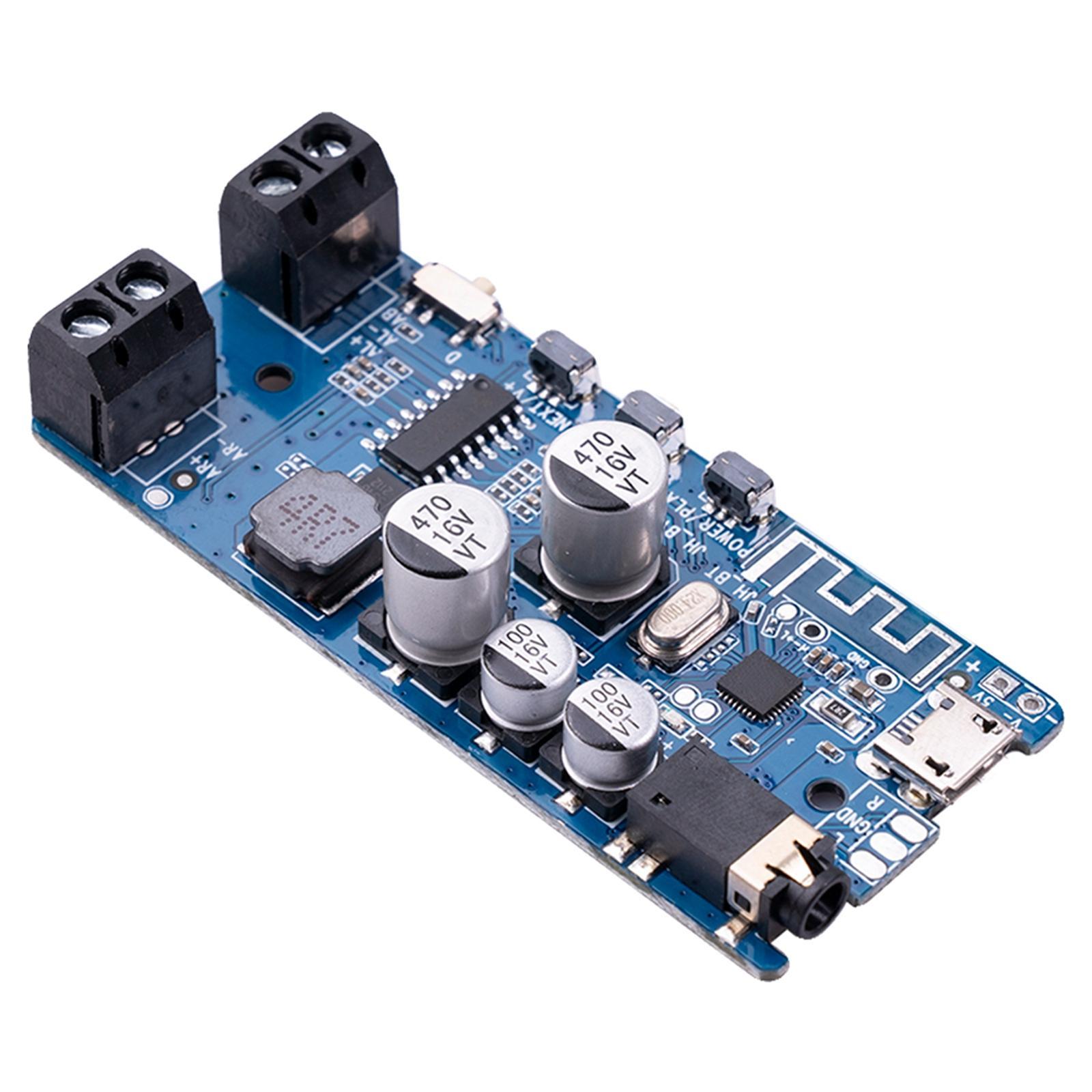 Bluetooth 5.0 Amplifier Board Mini 2x5W Easy Installation Stereo for