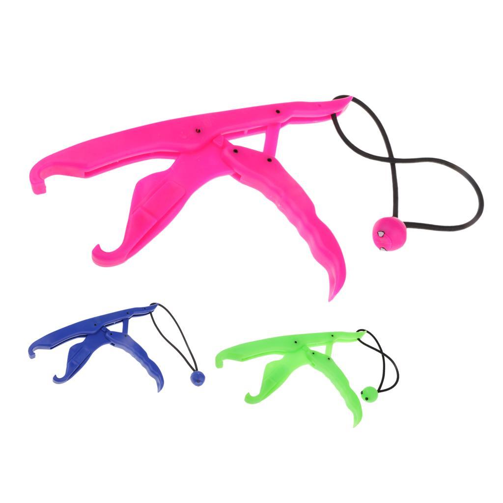 1 Piece Floating Fish Grip Fishing Lip Grip Gripper Grabber Plier Clamp with Lanyard 25 cm/9.8 inch