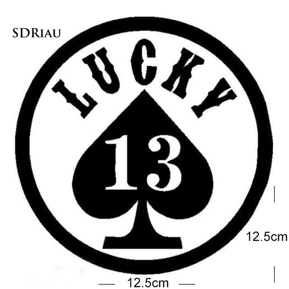 Sticker 13 Số Dán Xe Hơi Cảnh Báo An Toàn