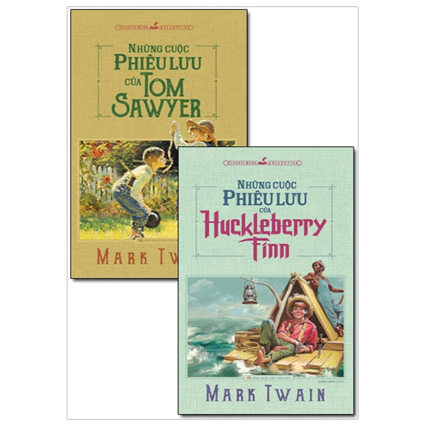 Combo Những Cuộc Phiêu Lưu Của Tom Sawyer + Những Cuộc Phiêu Lưu Của Huckleberry Finn (Bộ 2 Cuốn)