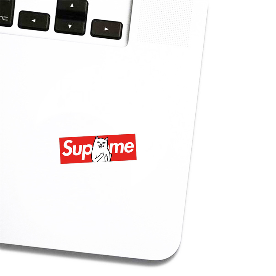 Bộ 50 Miếng Dán Sticker Supreme Hoạt Hình