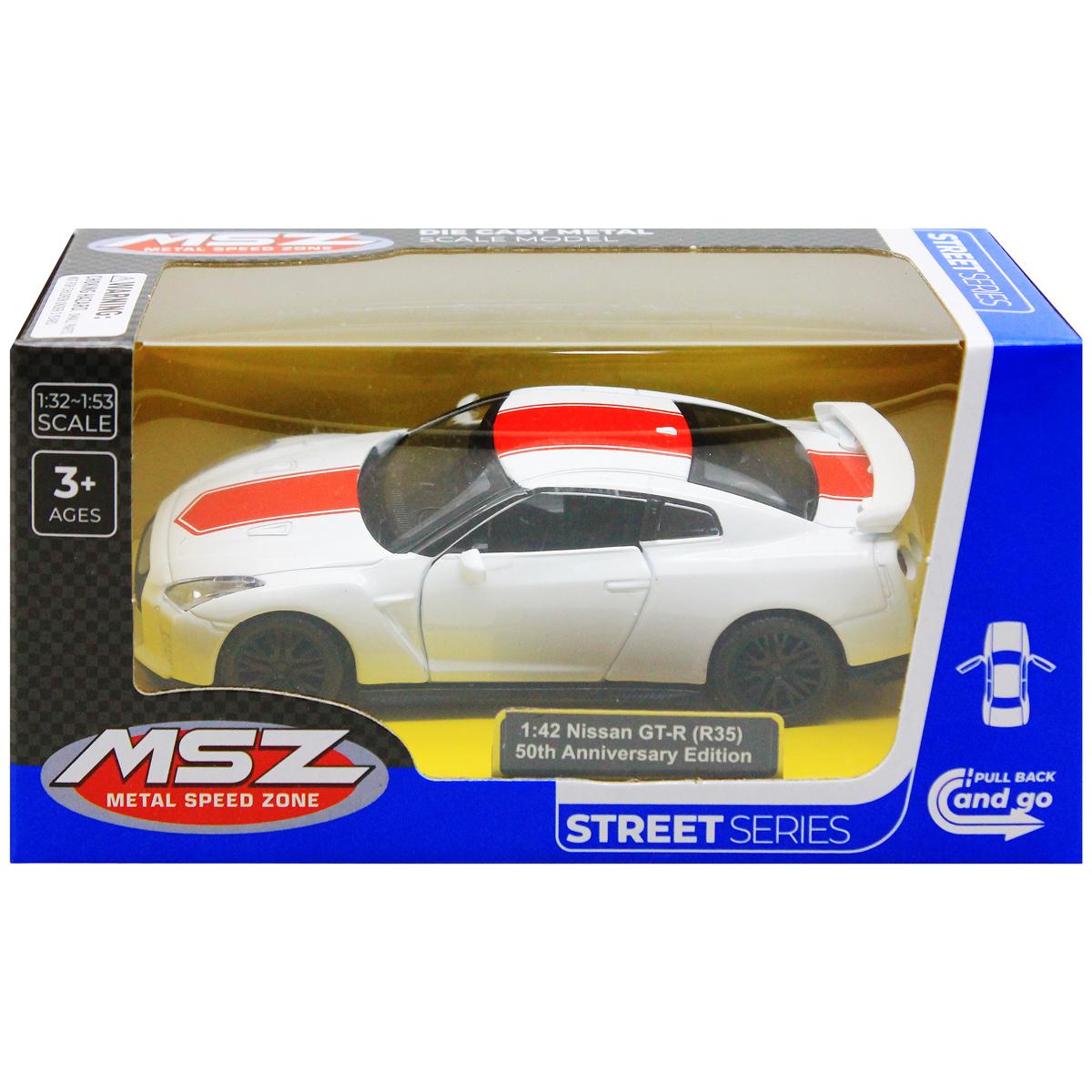 Đồ Chơi Mô Hình Xe Nissan GT-R (R35) - Vecto VT67337/WH - Màu Trắng