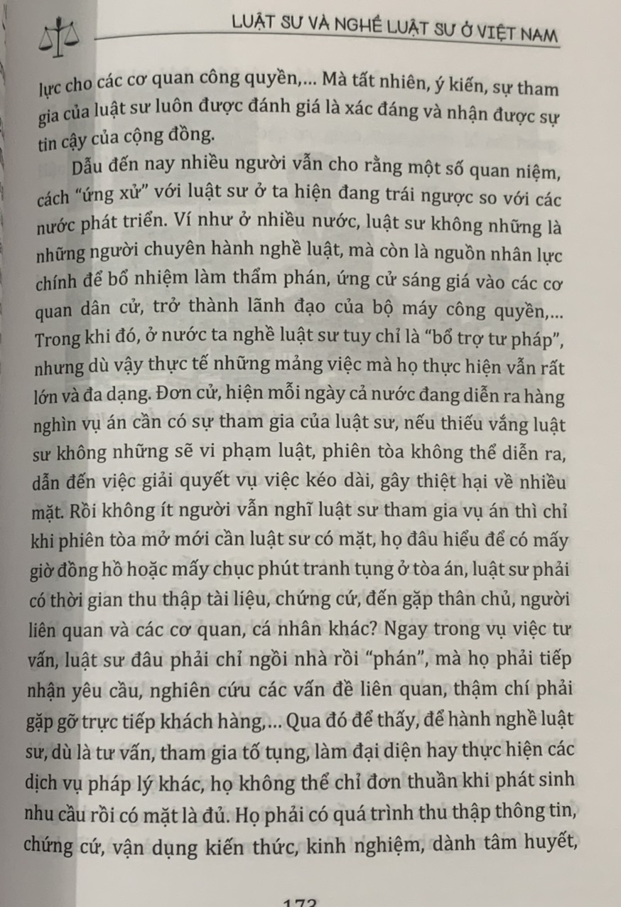 Luật Sư và Nghề Luật Sư Ở Việt Nam
