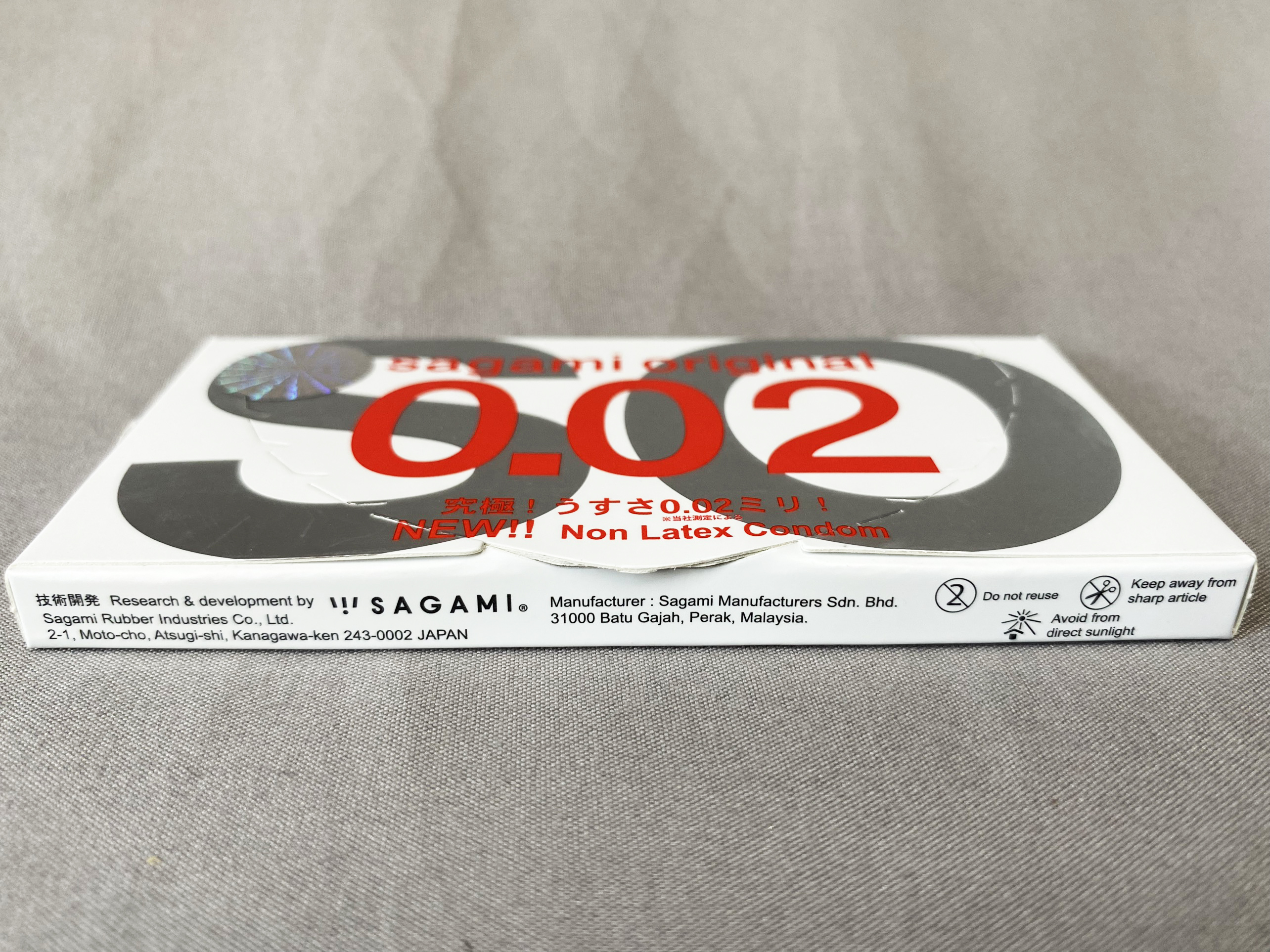 Bao Cao Su 0.02 Sagami Original (2s) - Siêu Mỏng - Truyền Nhiệt Nhanh - Chống Dị Ứng - 100% Hàng Chính Hãng - Che Tên Sản Phẩm