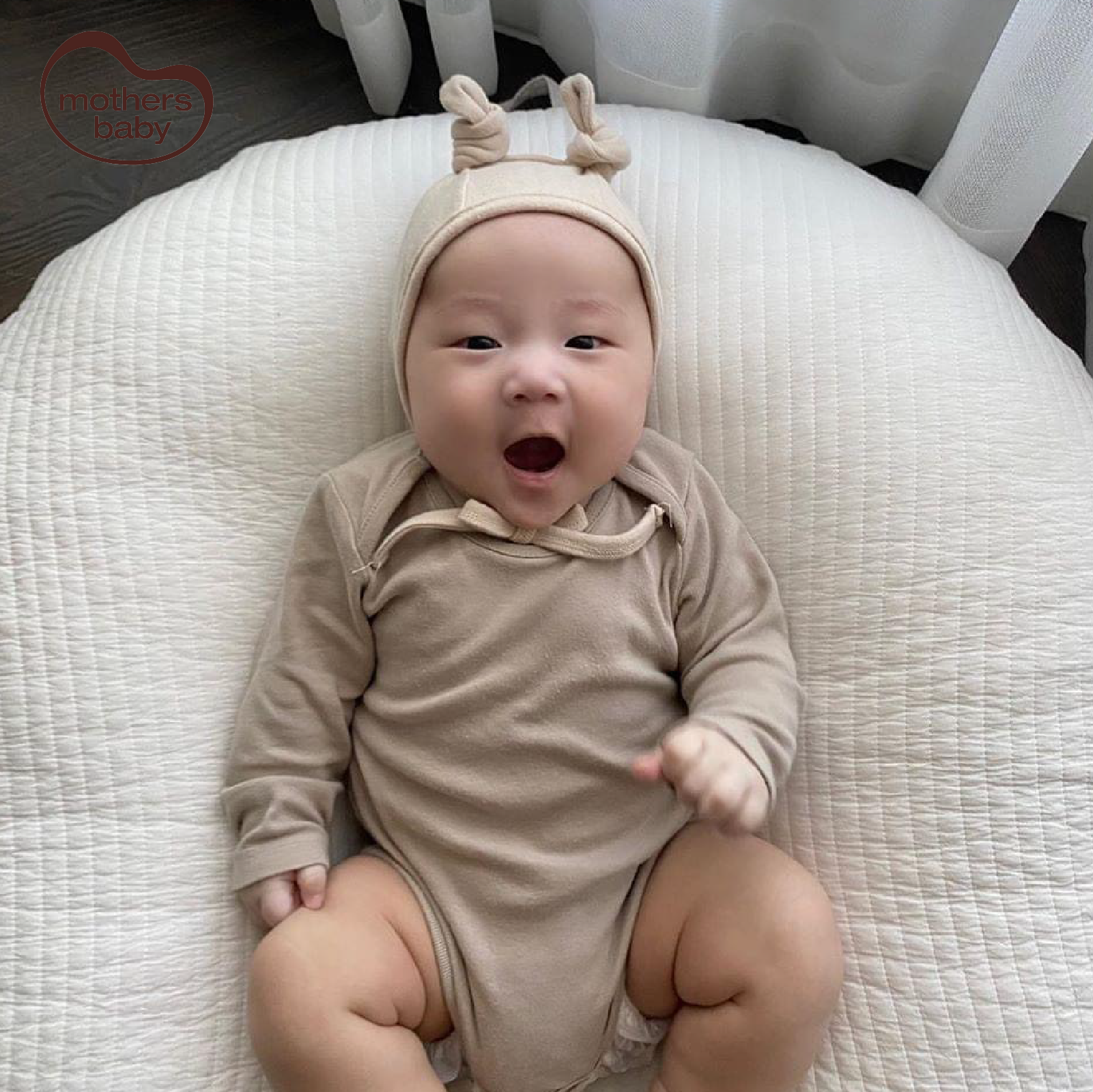 Set 2 Bodysuit Sơ Sinh Chất Liệu Cotton Cao Cấp, Đóng Hộp Xinh Xắn - Thương hiệu Angel B, Mothersbaby Hàn Quốc