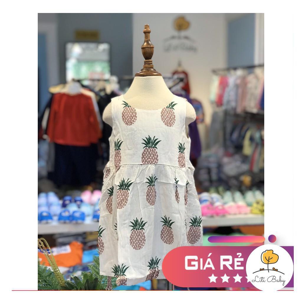 Váy đũi sát nách size 2-8T