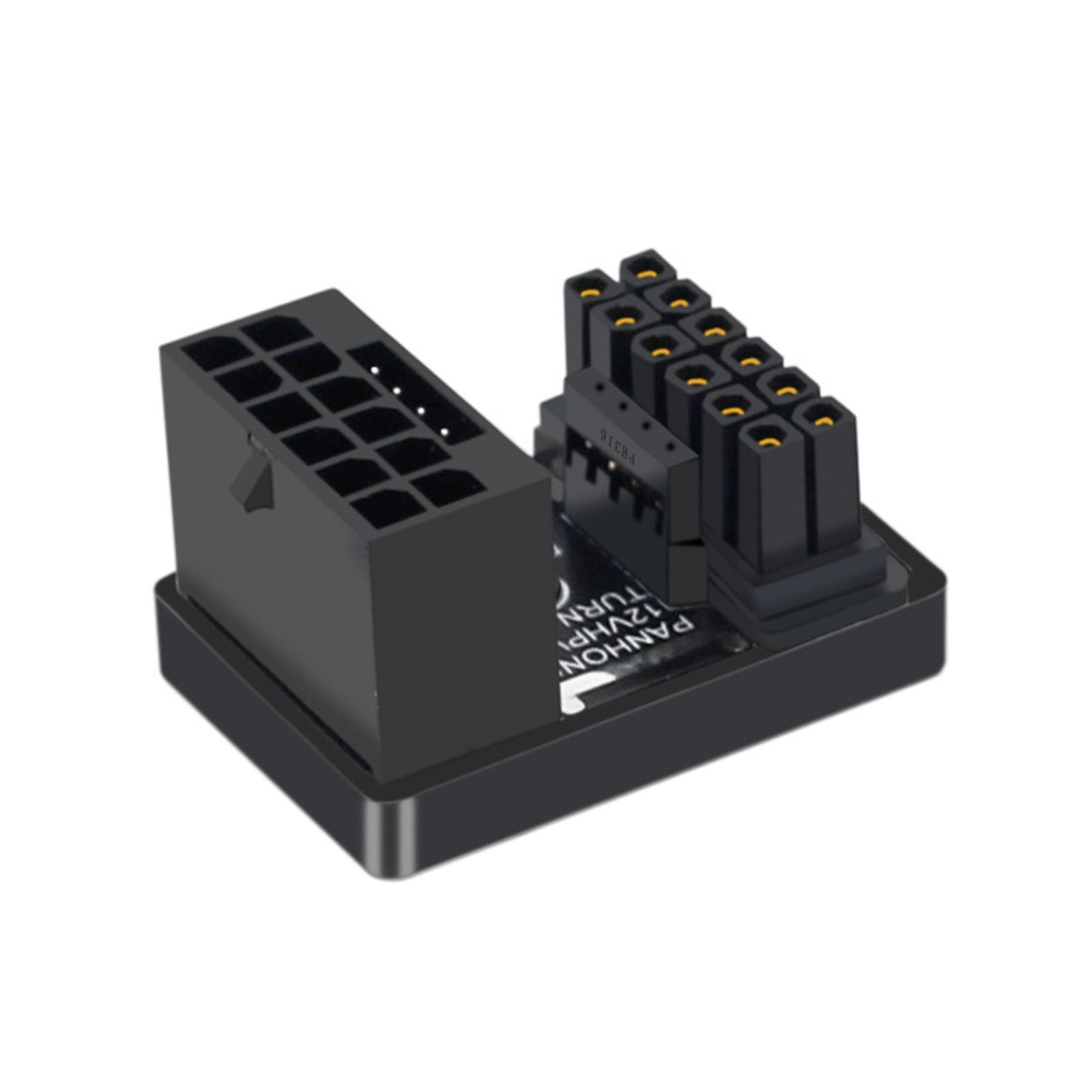 Angled Adapter, PH316, Easy to Install ,600W, 12+4Pin Graphics Connector Electronics Accessories for Desktop Graphics Card