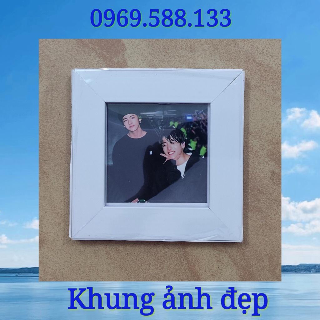 Khung ảnh đẹp cỡ vuông 20x20cm(mặt khung bằng mica)