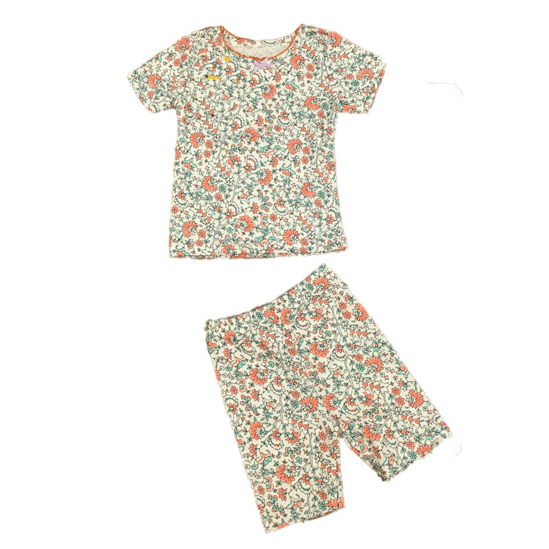 Bộ cộc tay bé gái size 1-5 (Giao mầu ngẫu nhiên)