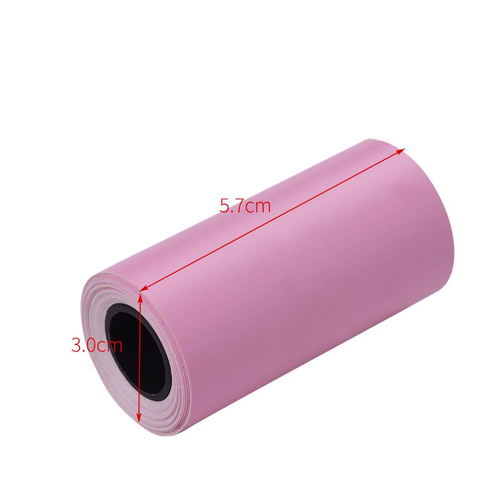Giấy dán màu in nhiệt có keo tự dính 57 * 30mm