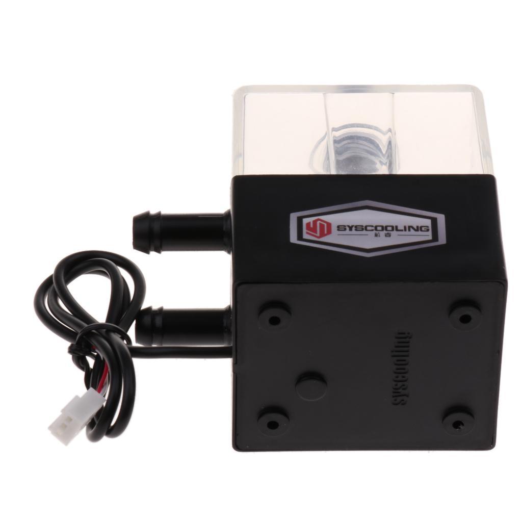 SC-300T DC -quiet Water Cooling Pump Tank Reservoir 300L/h for PC CPU