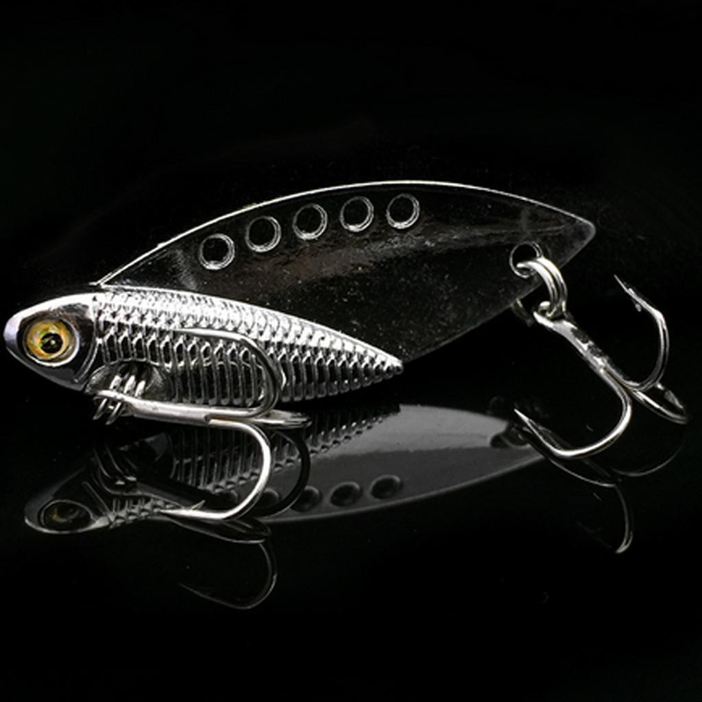 3Pcs Silver Minnow Spoon Hard Bait Metal Fishing Lures Baits with Treble Hooks Suit for Pike, Largemouth Bass, Walleye, Salmon and Trout Fishing