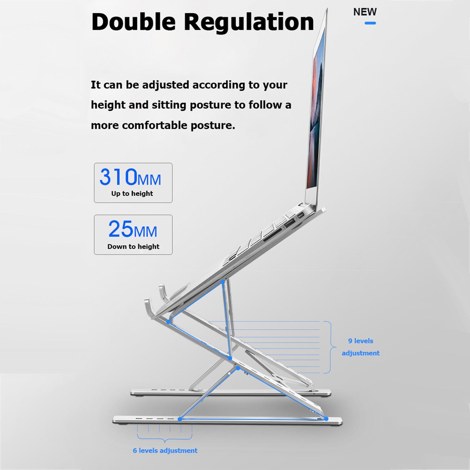 Laptop Tablet Stand Notebook Riser Holder Ergonomic For MacBook