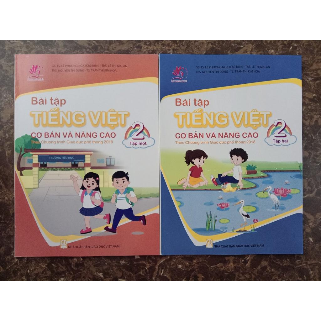 Sách - Combo Bài tập Tiếng Việt cơ bản và nâng cao lớp 2 - Theo chương trình giáo dục phổ thông 2018