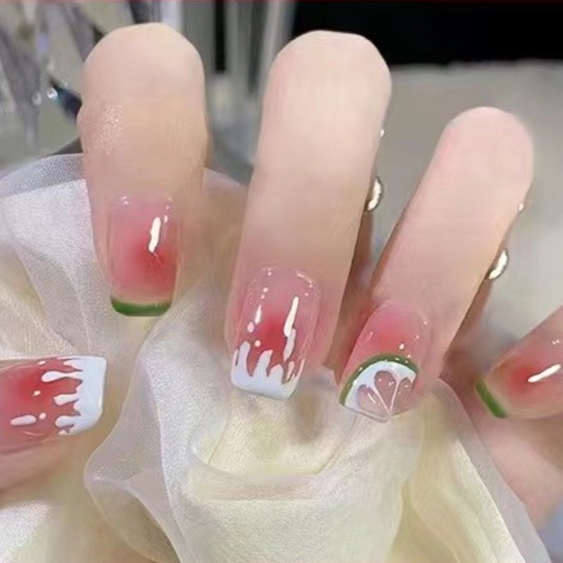 Bộ 24 Móng Tay Giả Dạng Nhấn Chất Lượng Cao