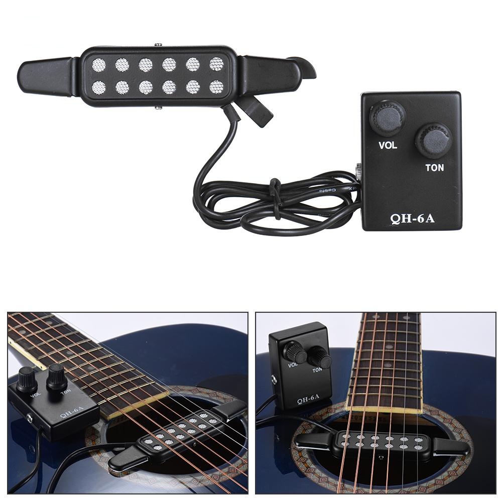 Pickup Đàn Acoustic Guitar QH-6A Cao Cấp AZONE