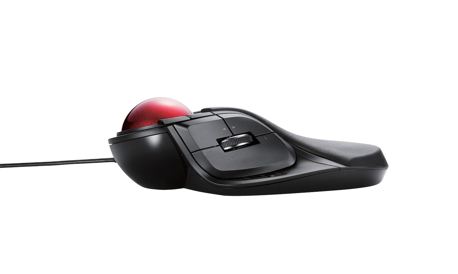 Chuột bi lăn Elecom M-HT1URBK - trackball dây, 8 nút switch, 1500 DPI hàng chính hãng