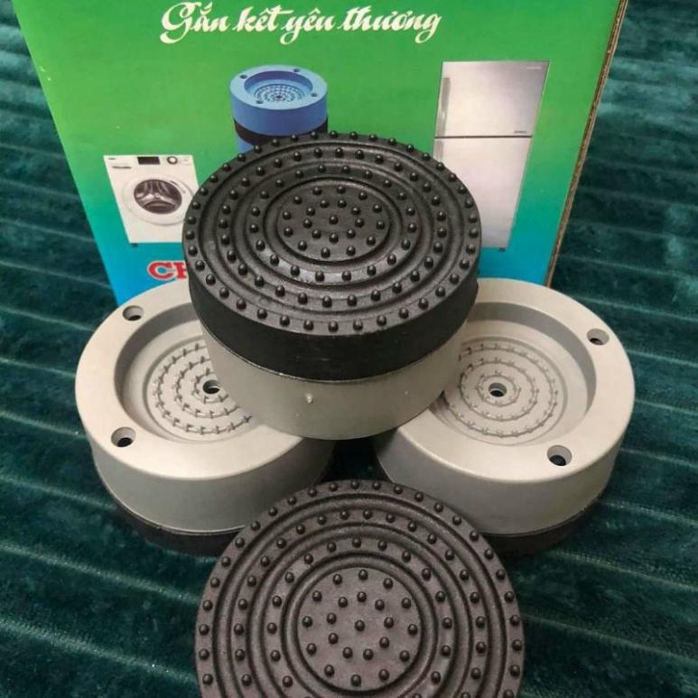 Set 4 miếng cao su kê chân máy giặt / chân máy giặt chống rung chống ồn HIỆU QUẢ