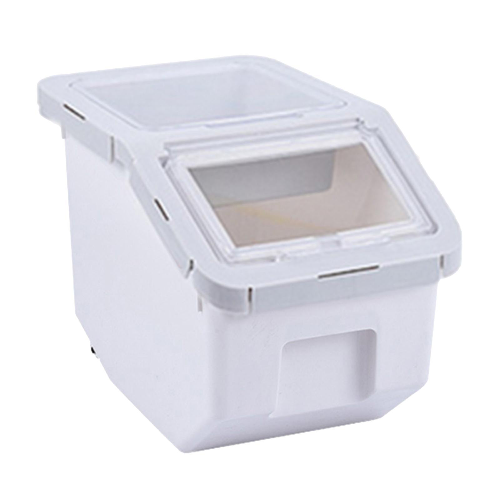 Food Storage Container Cereal Rice Storage with Lid - Gray