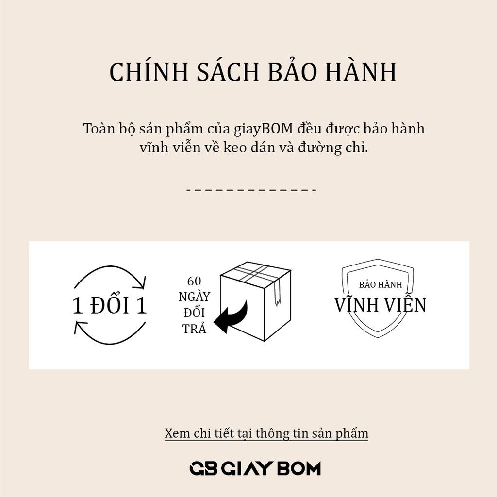 Giày Thể Thao Nữ Đế Cao Thời Trang Mới Nhất 3 Màu Trắng Tím Nâu GiayBOM GB Prime Mix Color C1111