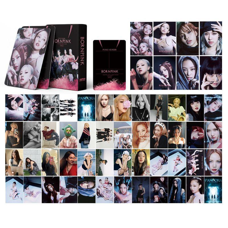 Hộp 54 photocard BLACKPINK Born Pink (Hộp 54 ảnh BLACKPINK)