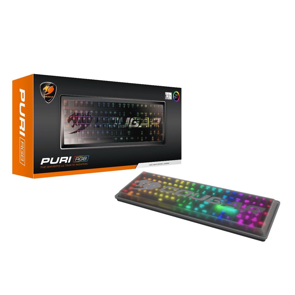 Bàn phím cơ Gaming Cougar Puri RGB, Độ bền 50 Triệu lần bấm, Mới 100% Fullbox. Hàng chính hãng