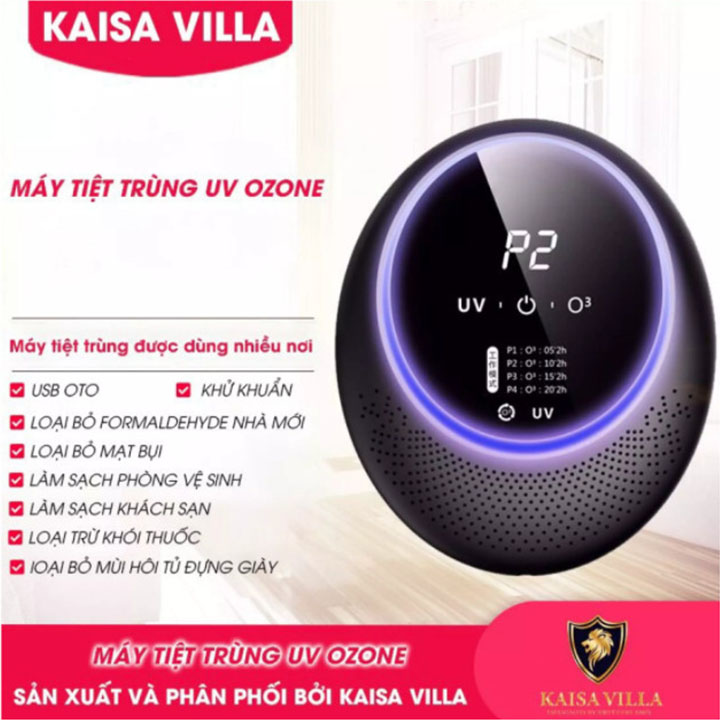 Máy Khử Mùi Lọc Không Khí Công NGhệ Kép Kaisa Villa - Hàng Nhập Khẩu