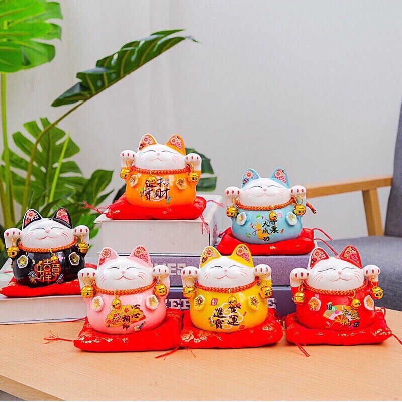 Mèo thần tài may mắn Neko Maneki hũ tiết kiệm