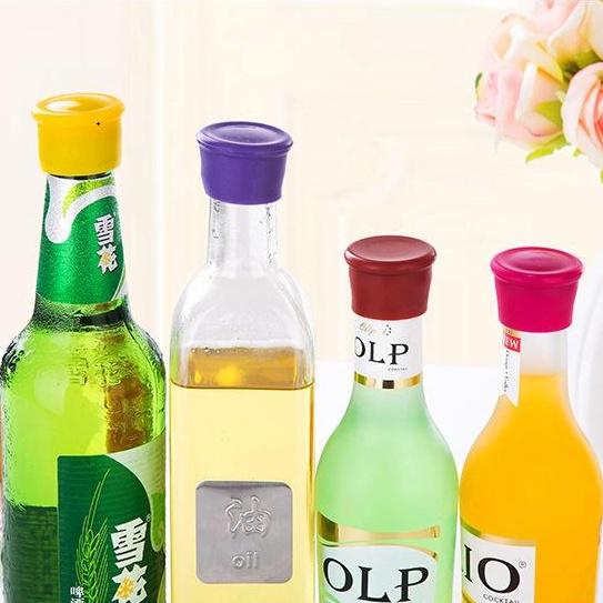 Nắp silicon co giãn cho đậy nắp chai lọ có nhiều màu để lựa chọn