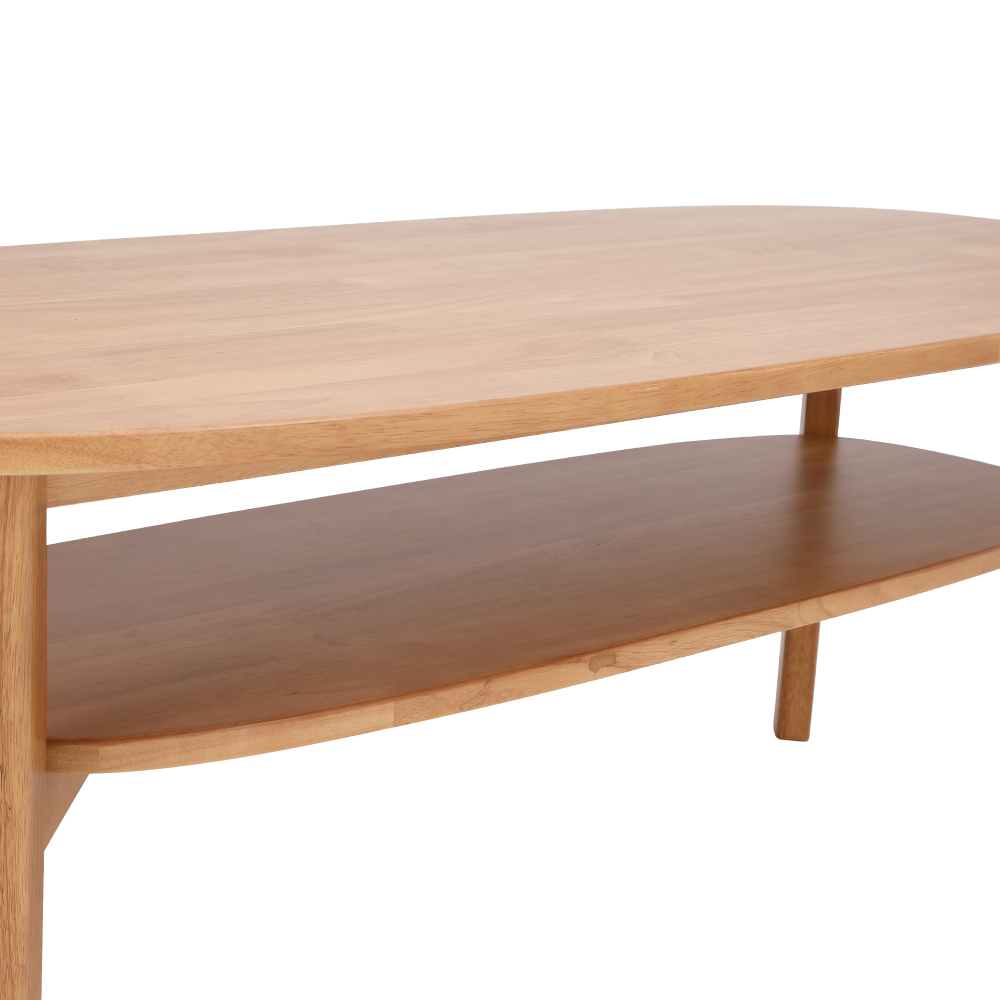 Bàn Cà Phê WASABI Phòng Khách Màu Gỗ Tự Nhiên, Gỗ Cao Su, Kích Thước 120x55x46 cm  | Index Living Mall | Nội Thất Nhập Khẩu Thái Lan - Phân Phối Độc Quyền Tại Việt Nam