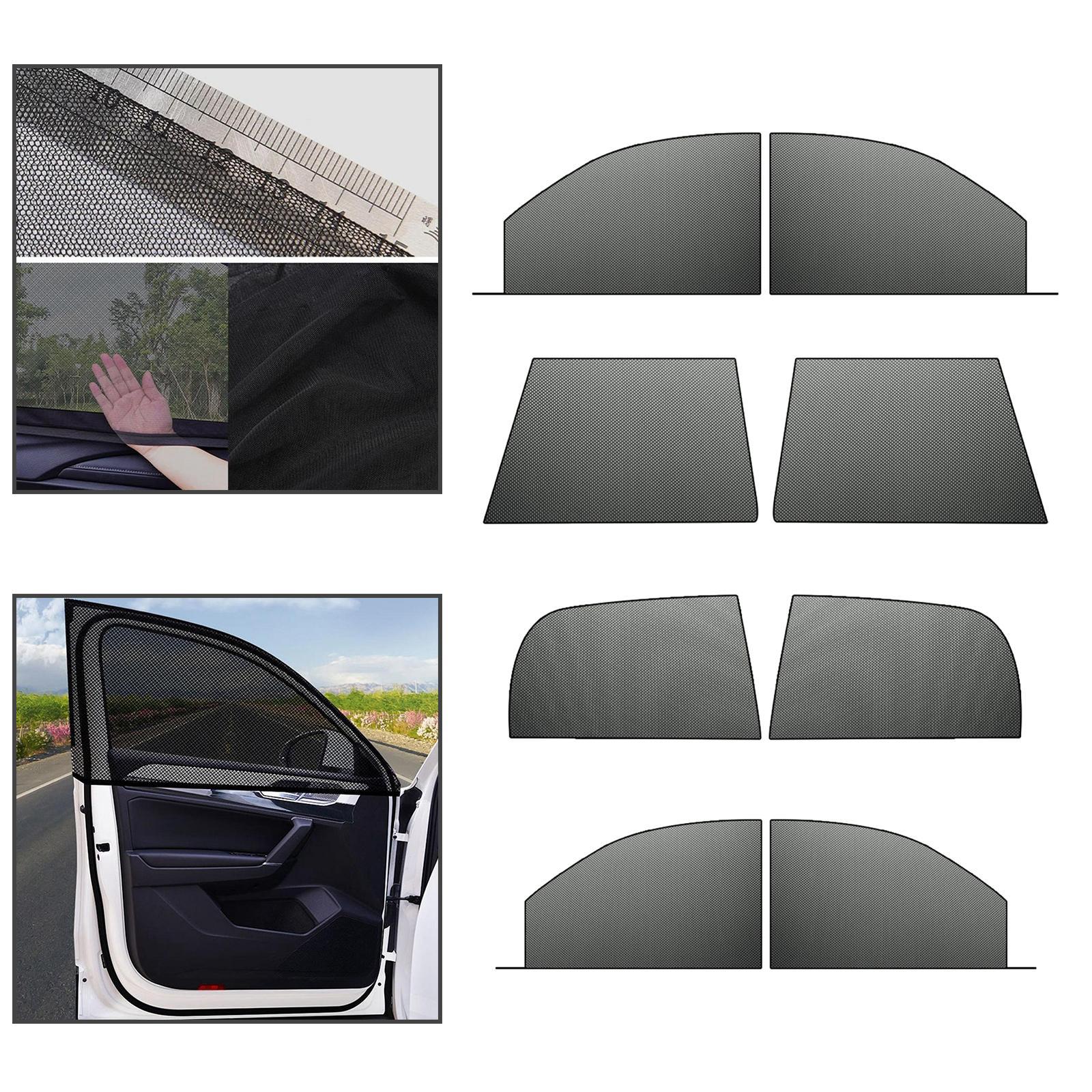 Car Window Sunshade Curtain Breathable SUV Front Window
