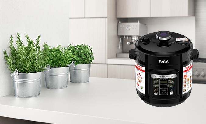 Nồi áp suất điện đa năng Tefal 6 lít CY601868 - Công suất 1000w