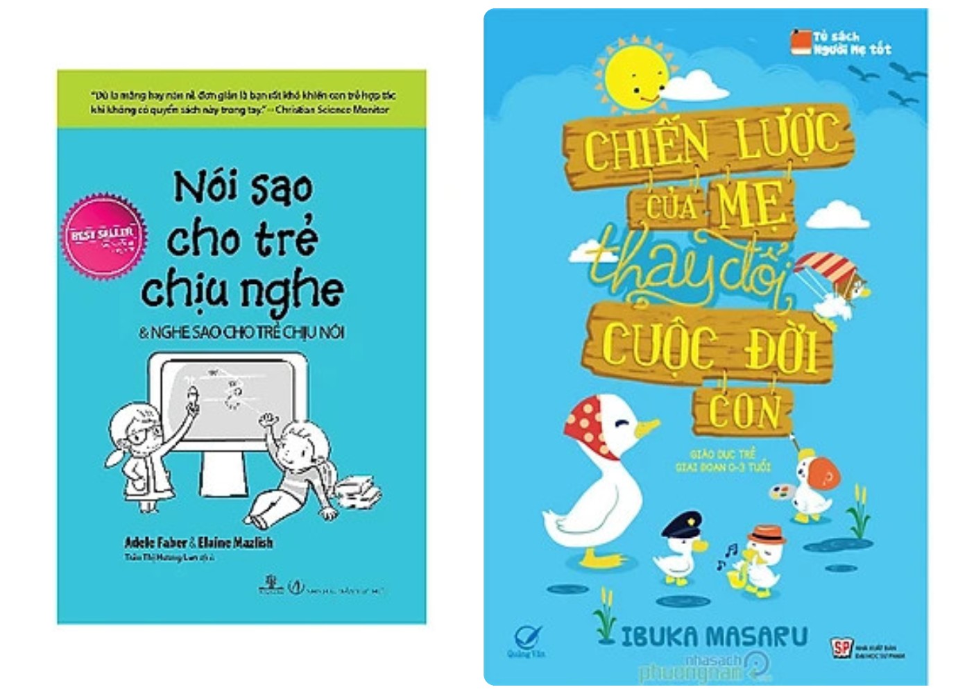 Combo 2Q: Nói Sao Cho Trẻ Chịu Nghe, Nghe Sao Cho Trẻ Chịu Nói + Chiến Lược Của Mẹ Thay Đổi Cuộc Đời Con