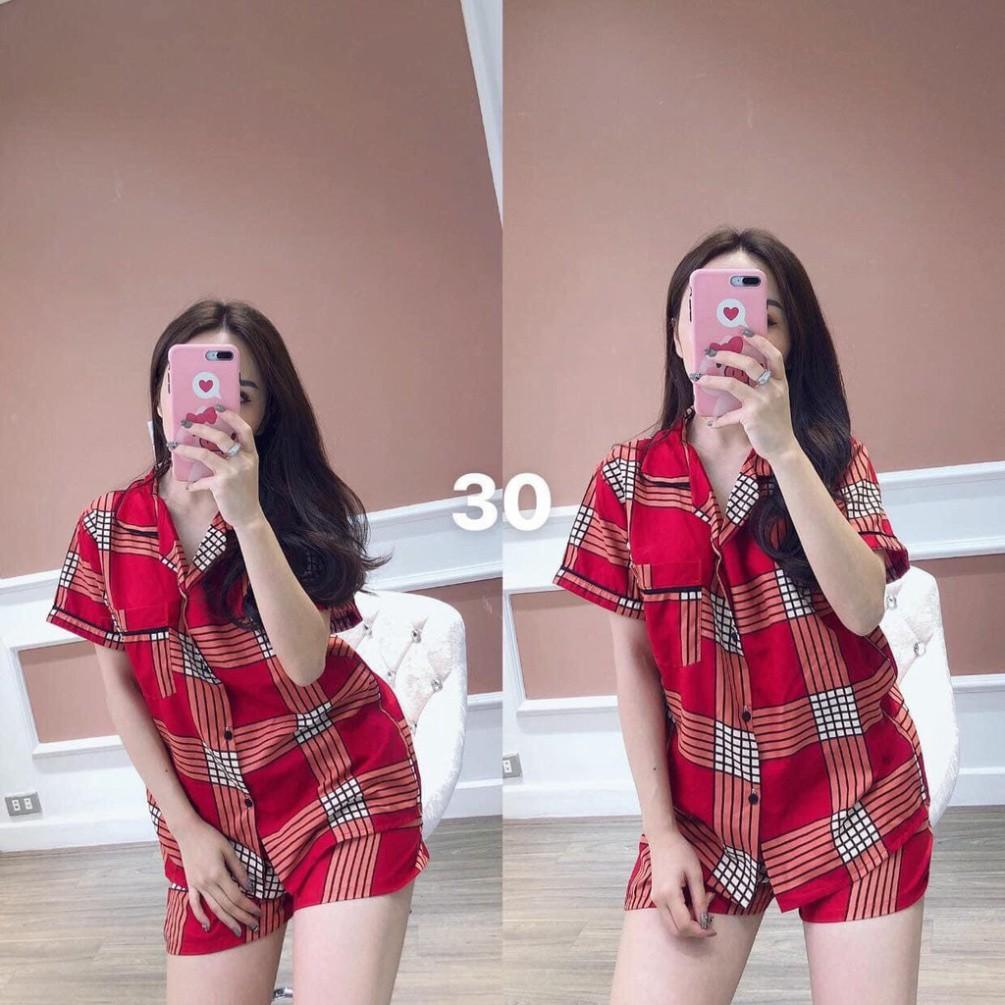 Bộ Pijama cộc đồ ngủ ️SIÊU ĐẸP️ đồ mặc ở nhà chất kate thái siêu đẹp không nhăn